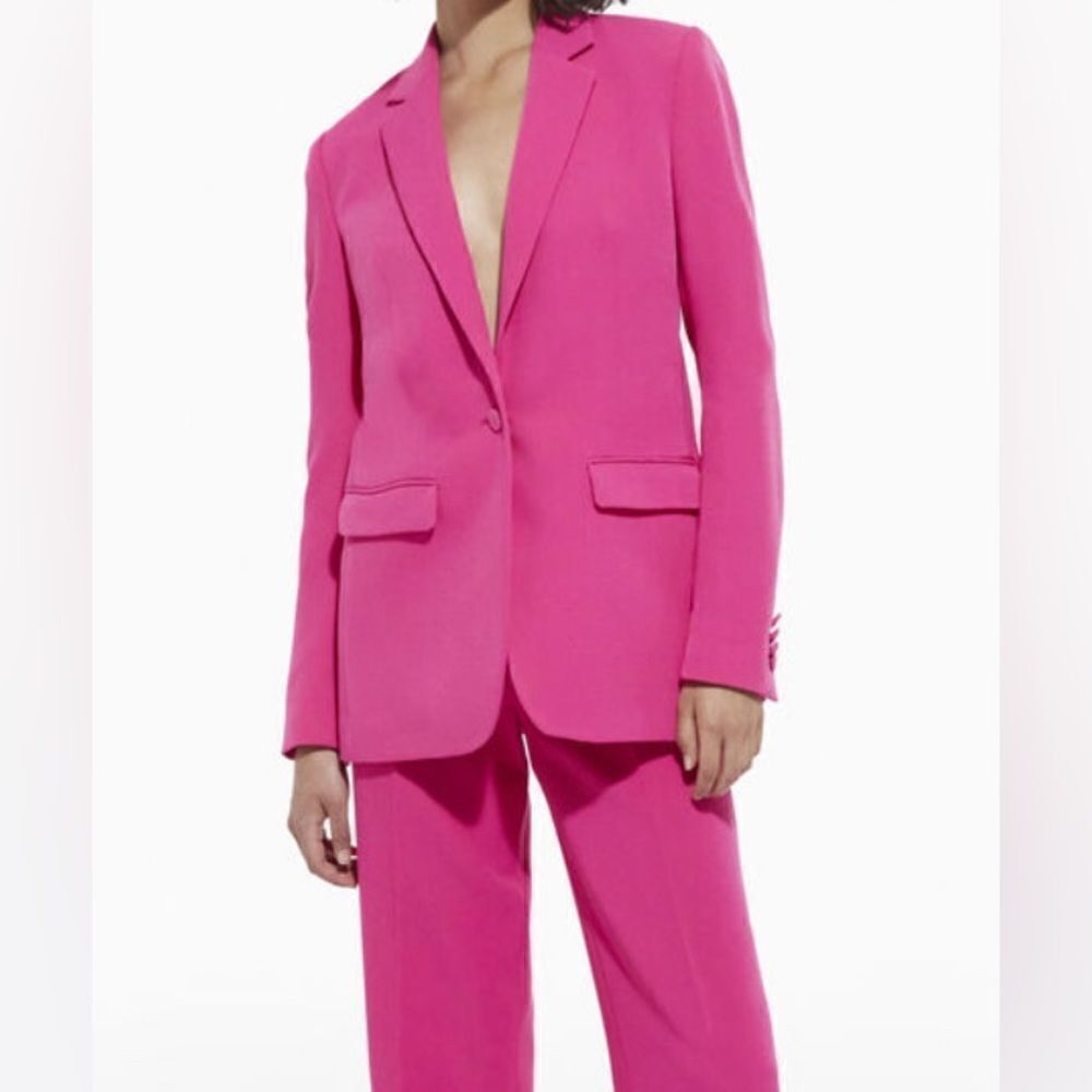 The Kooples VIBRANT PINK Jacket / Blazer NWT Size US 8